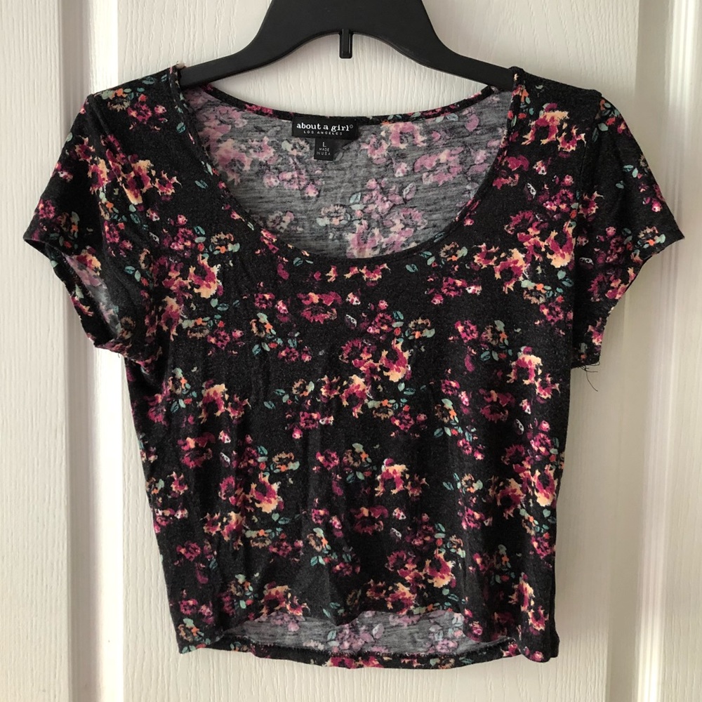 Flower Print Top